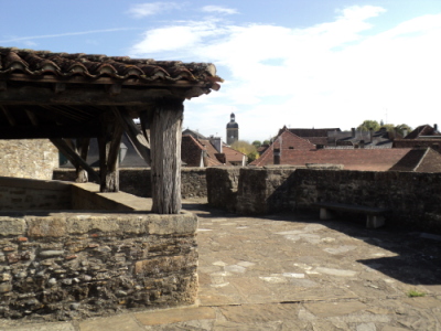 The structure to the left was