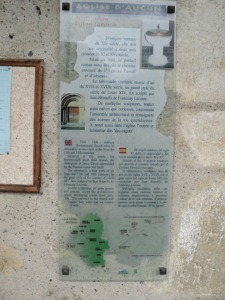 Inscription on Church in Aucun