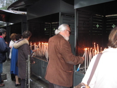 Lighting a Candle for Aleda.